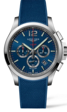 Часы Longines Conquest V.H.P. Quartz Chrono L3.727.4.96.9